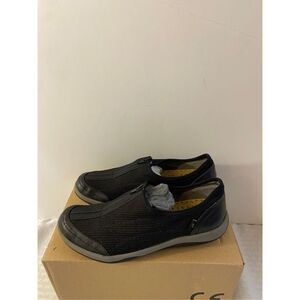 Baretrap zipper loafers Janel size 8.5 black